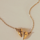 Magnet hearts necklace