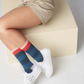 Fillmore blue striped crew socks