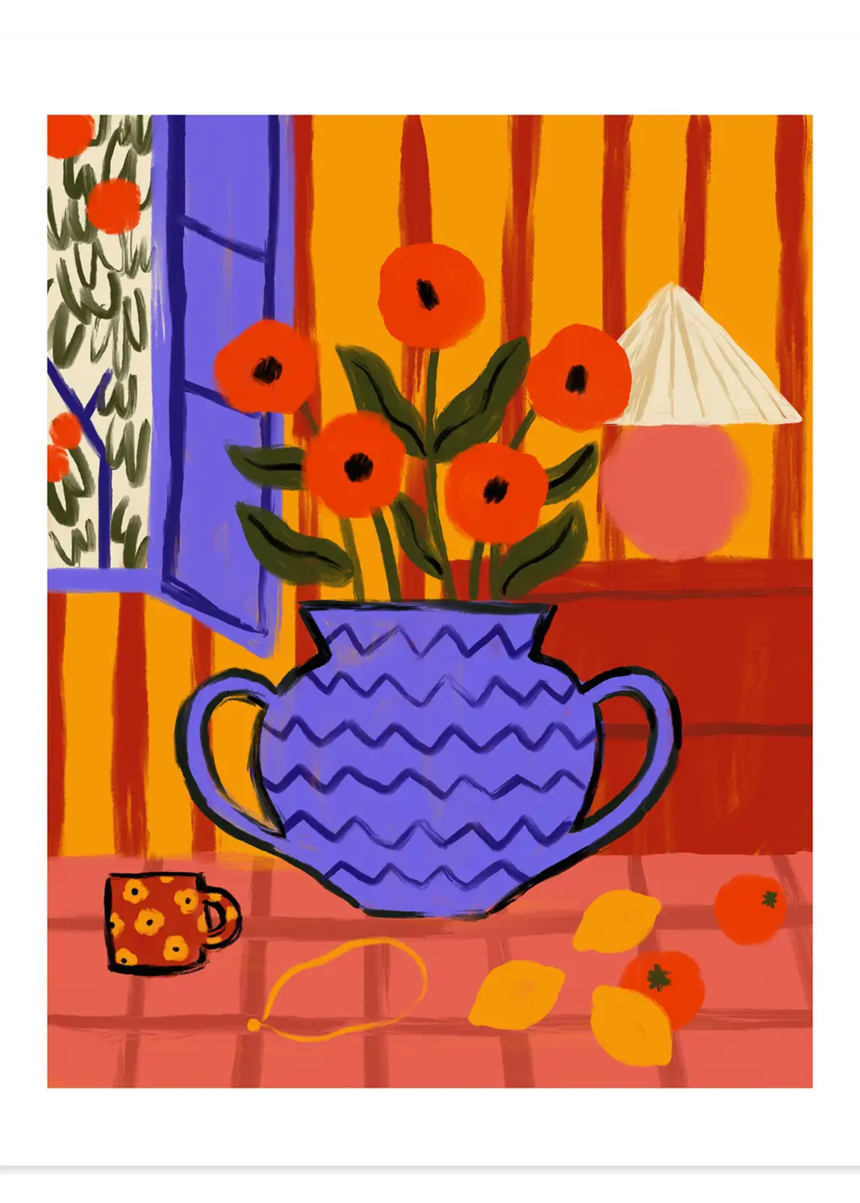 Poppies art print