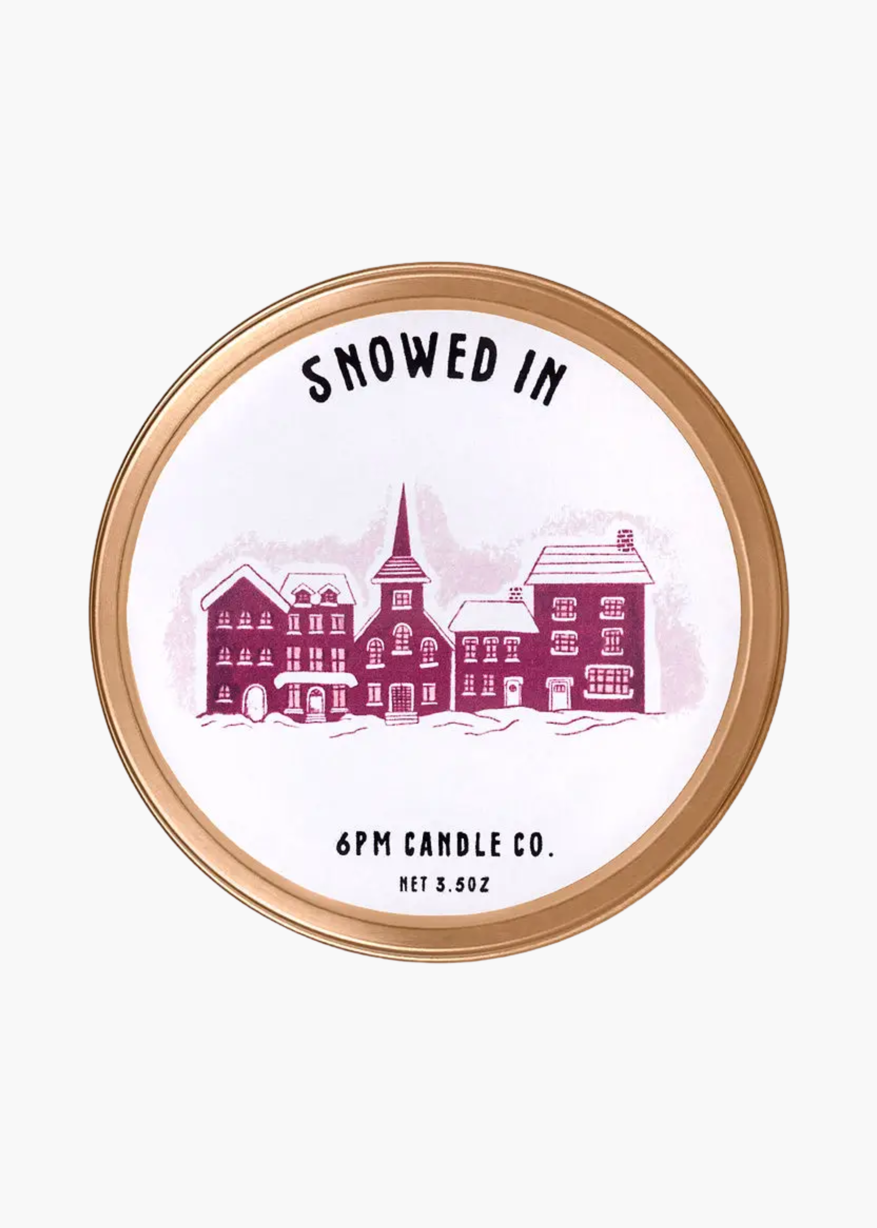 Snowed in candle