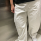 Janus pants II (with side pockets), white