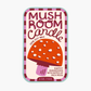 Mushroom candle