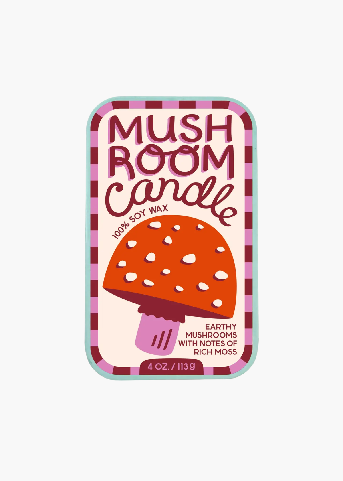 Mushroom candle