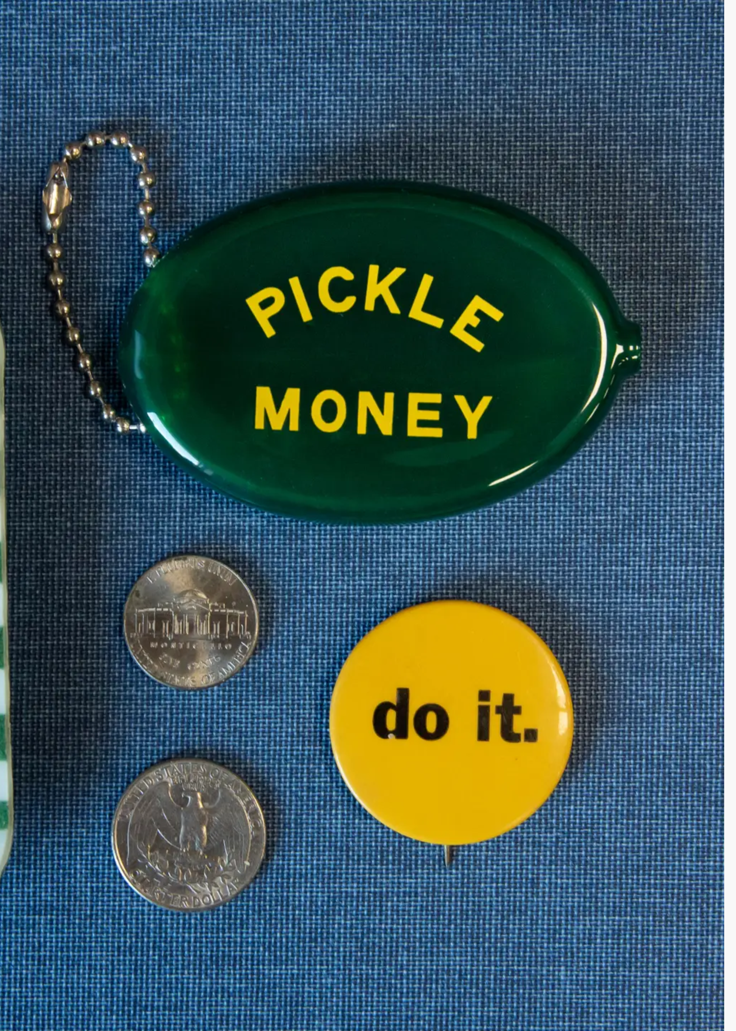 Coin pouch, pickle money