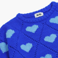 Kids love sweater, blue