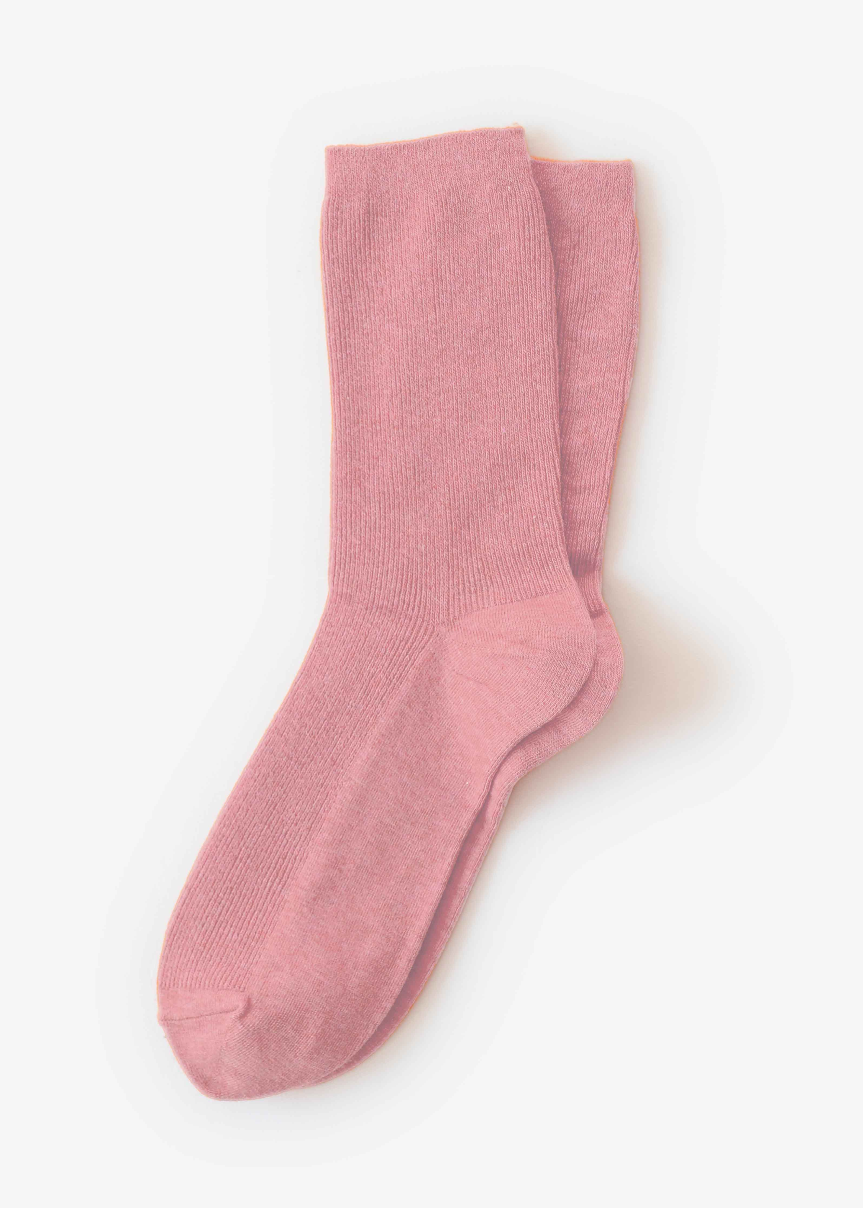 Blush sock, pink