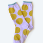Big dot sock, purple
