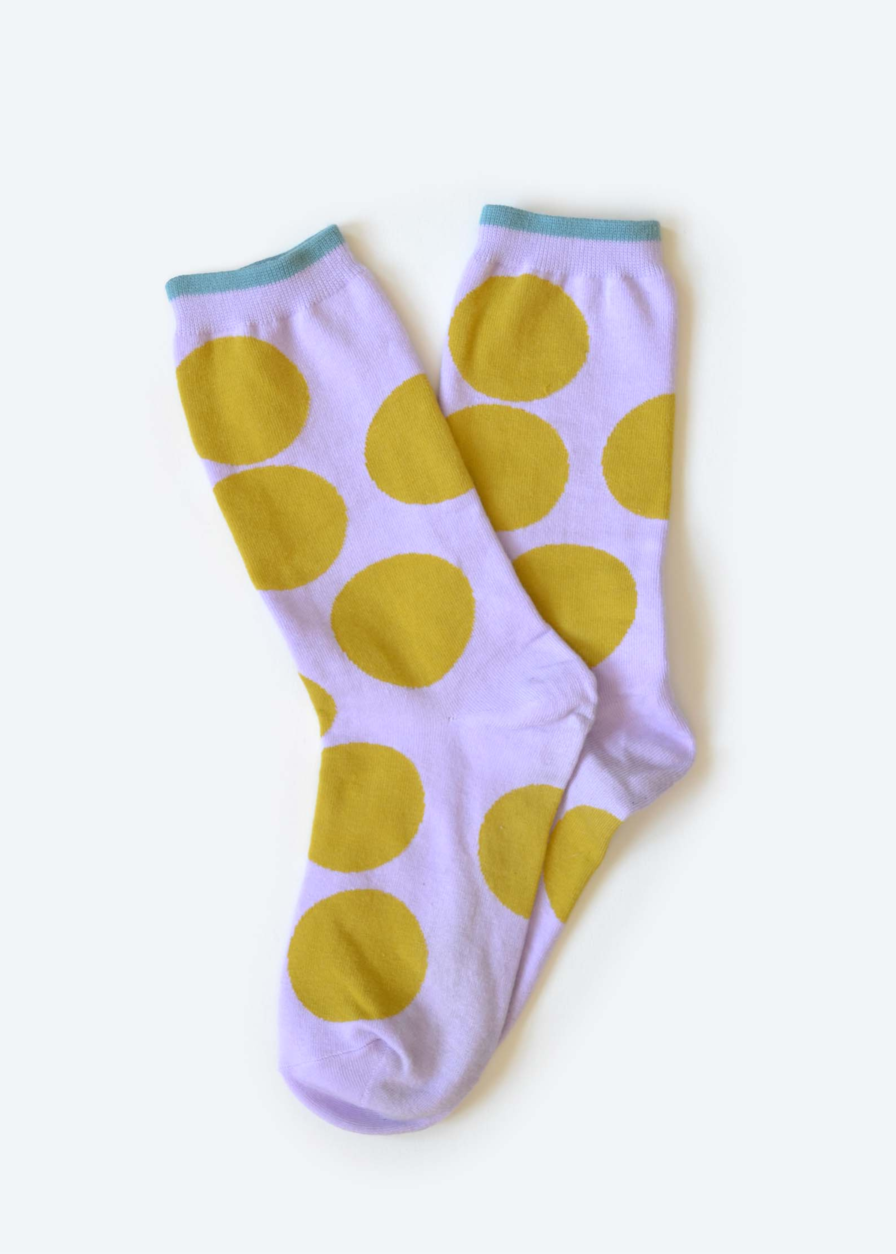 Big dot sock, purple