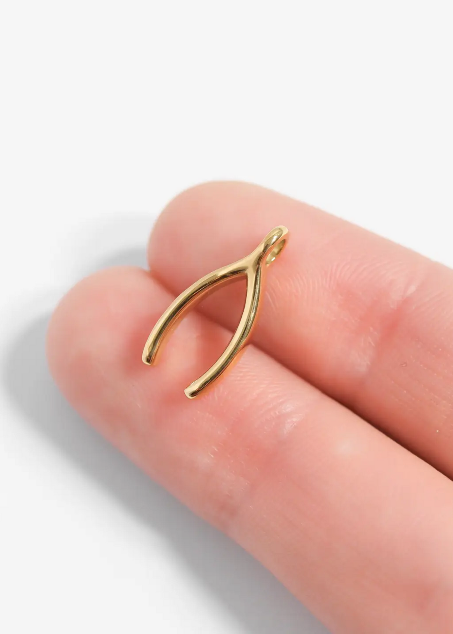 Wishbone charm