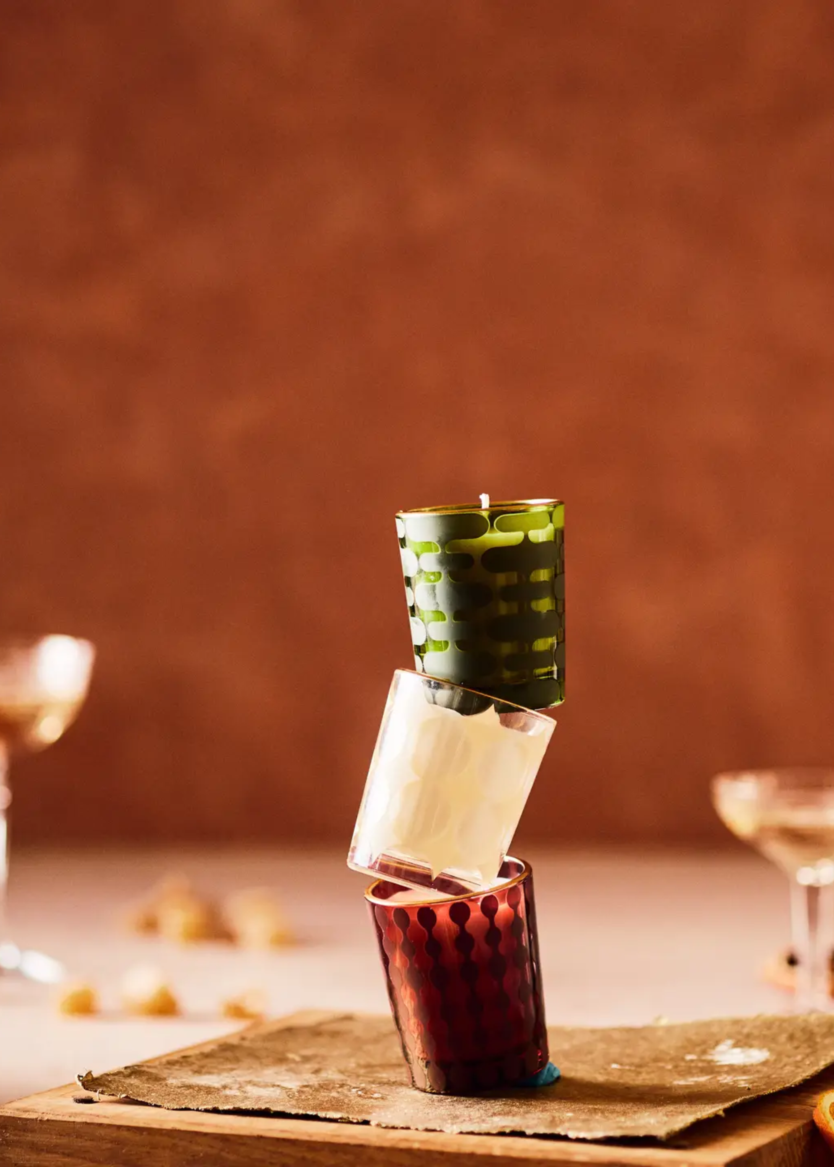 Holiday candle gift set