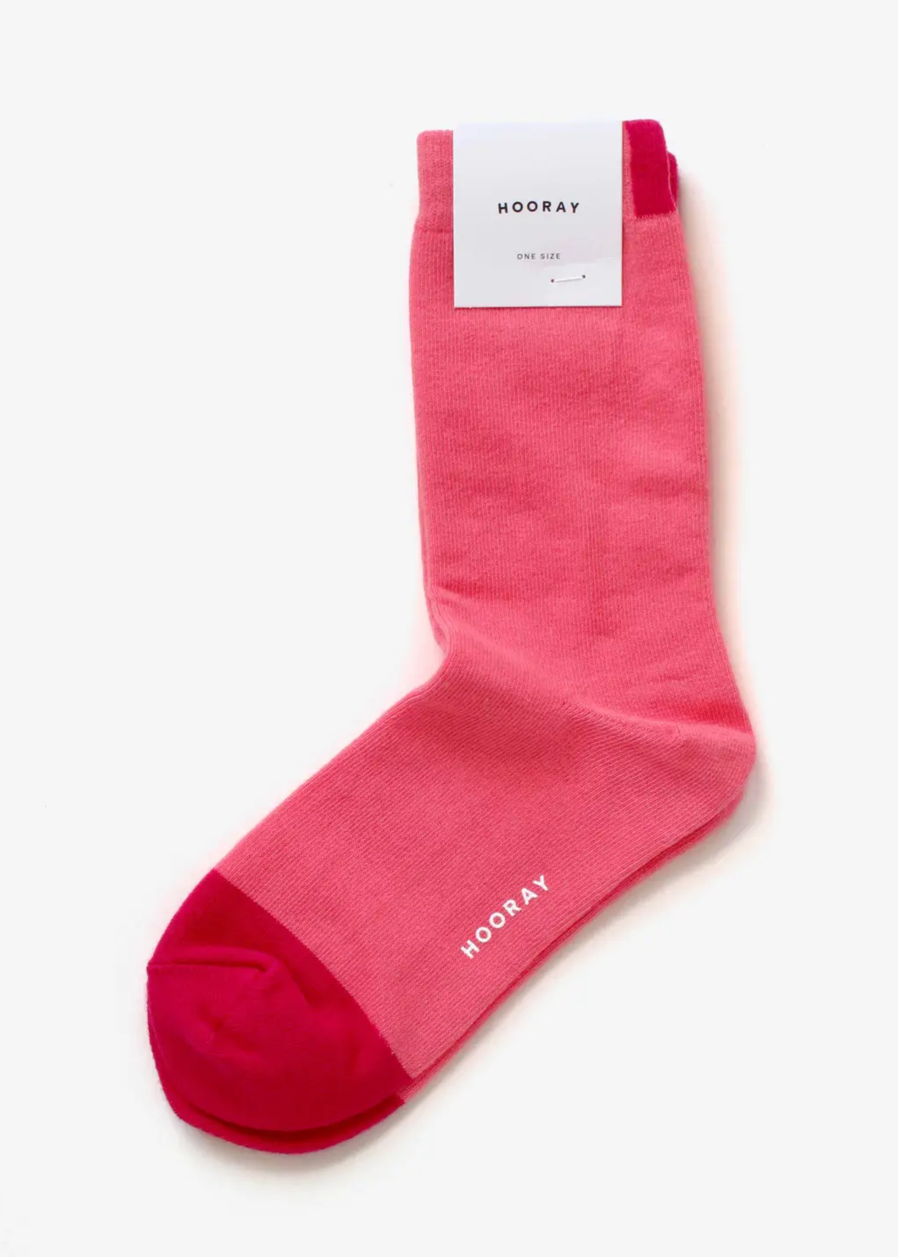 Precita pink crew socks