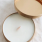 Bayberry + fire wreath candle