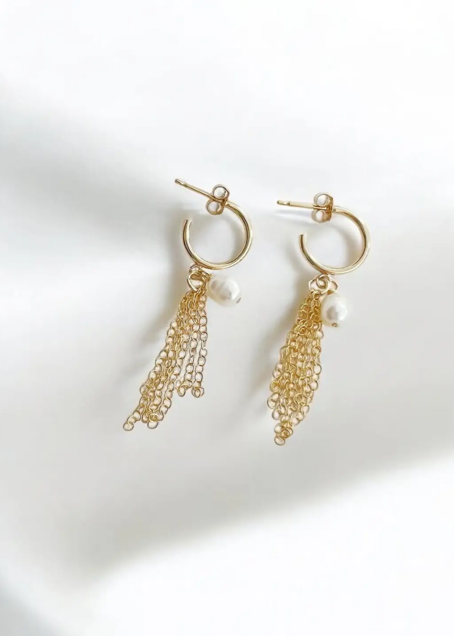 Portia fringe hoops