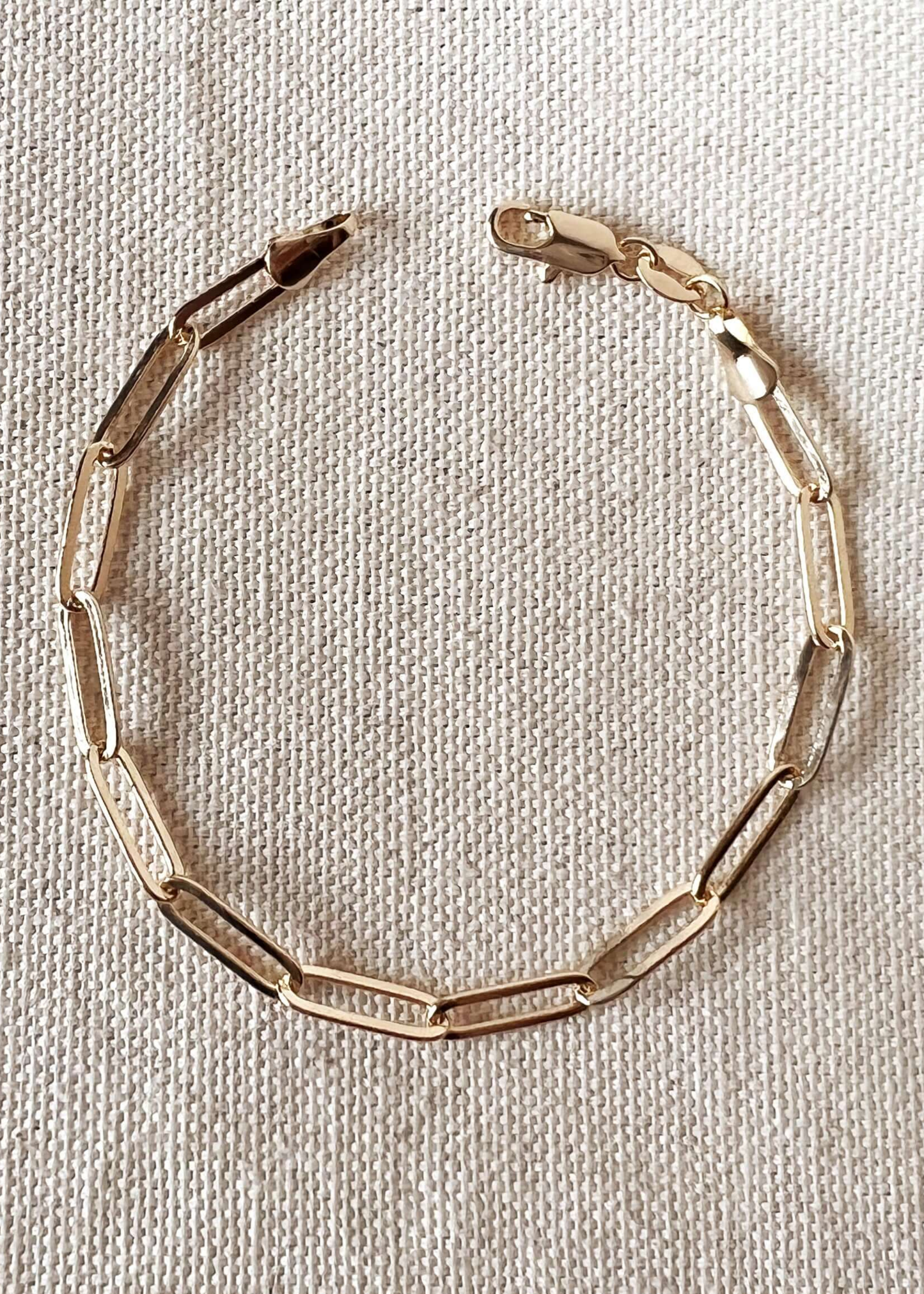 Classic paperclip bracelet