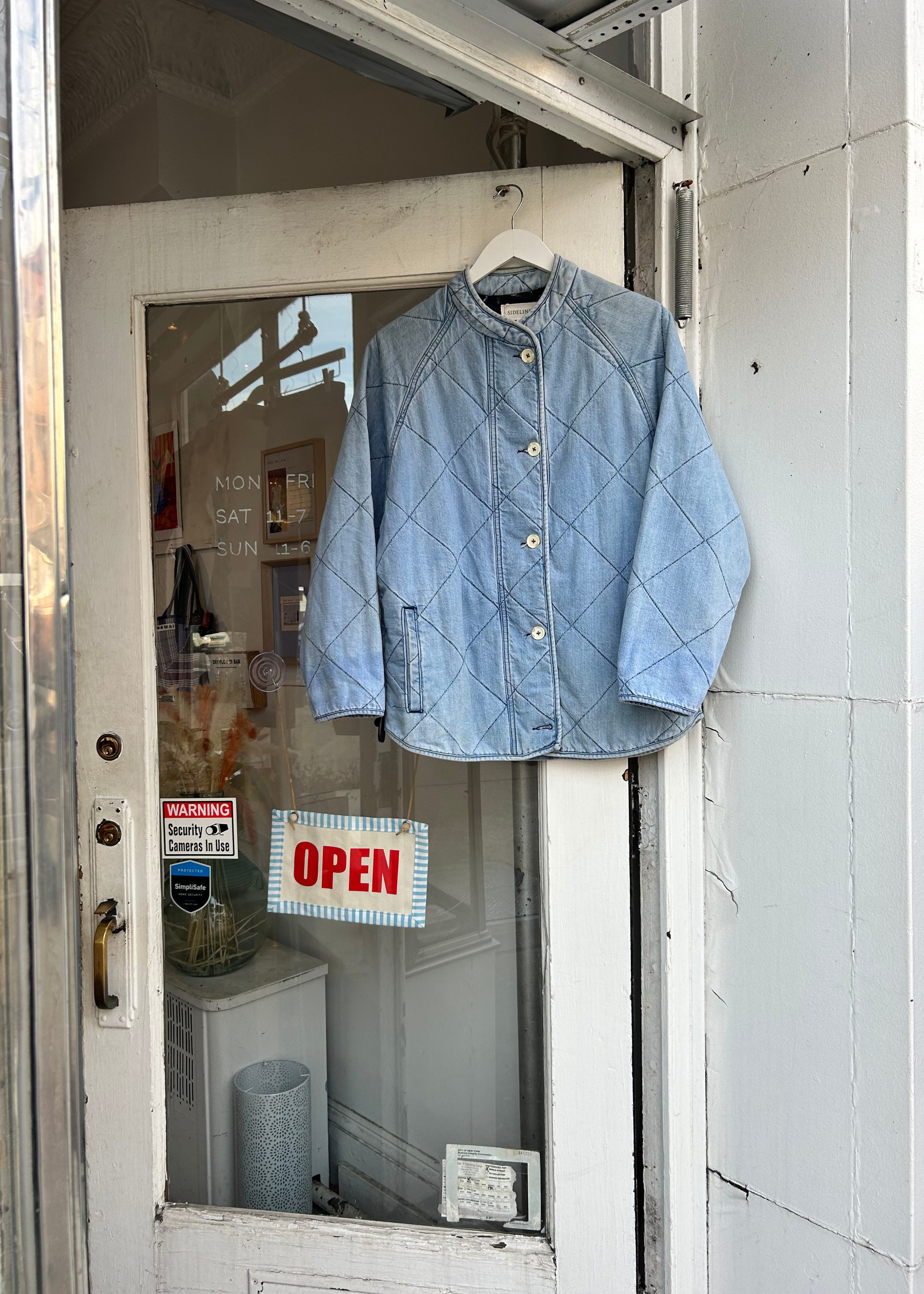 Sideline coat, denim down