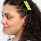 Allie clips, lime