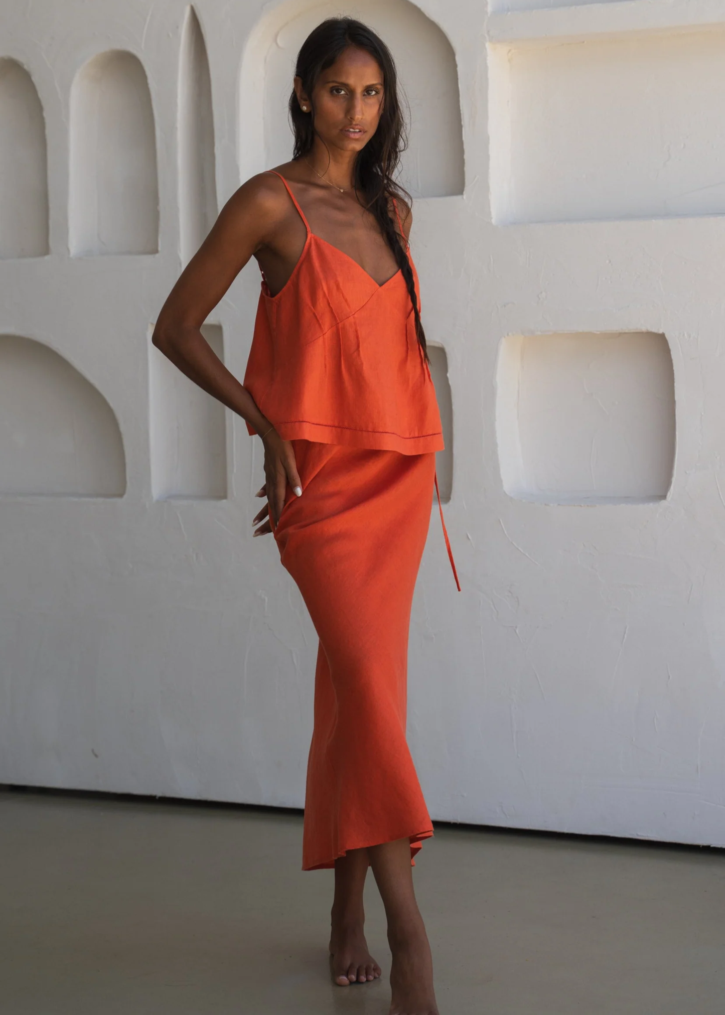 Bea linen cami