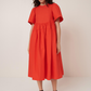 Maquette dress, red