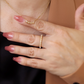 Pearl band ring