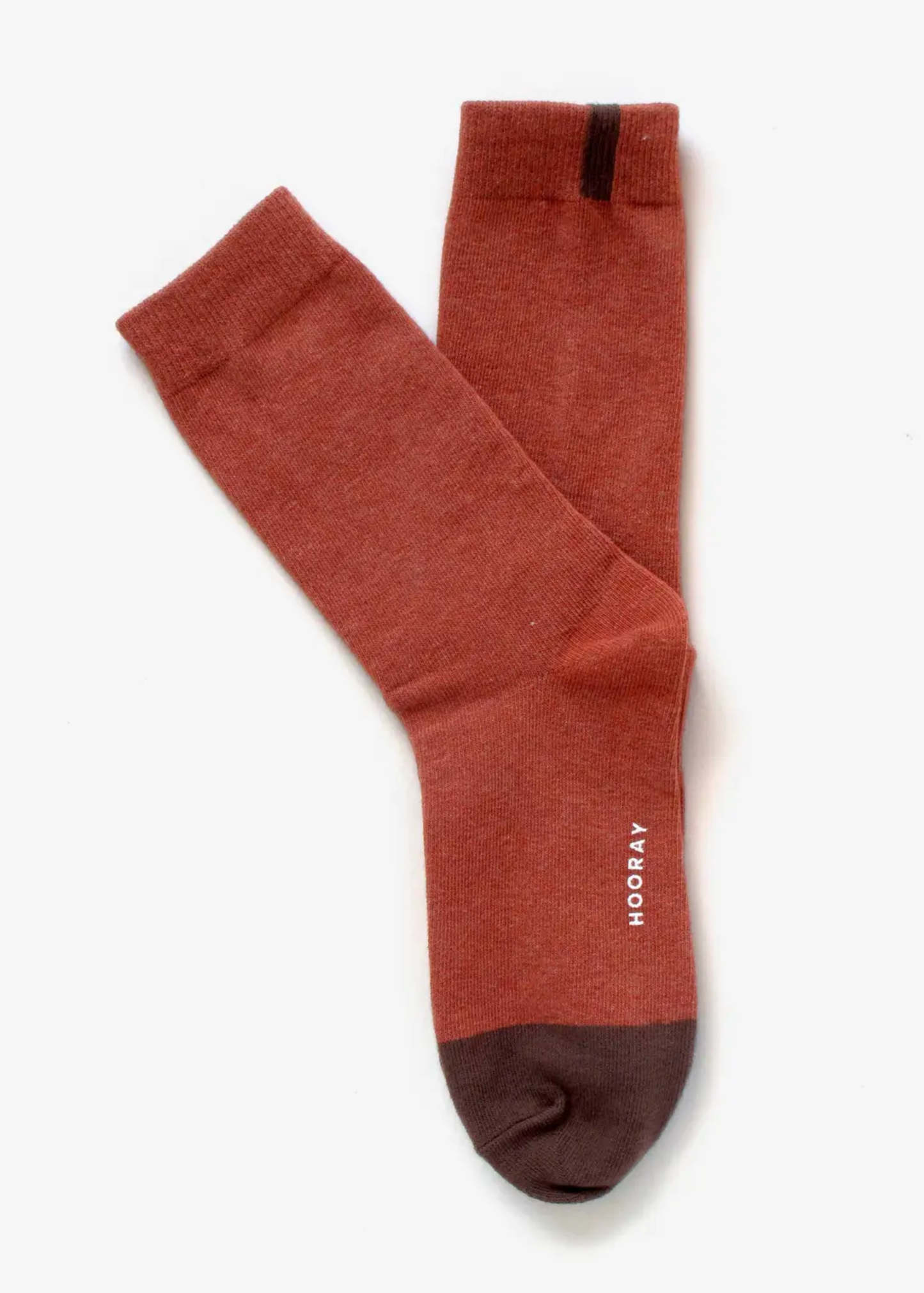 Duboce crew socks, brown