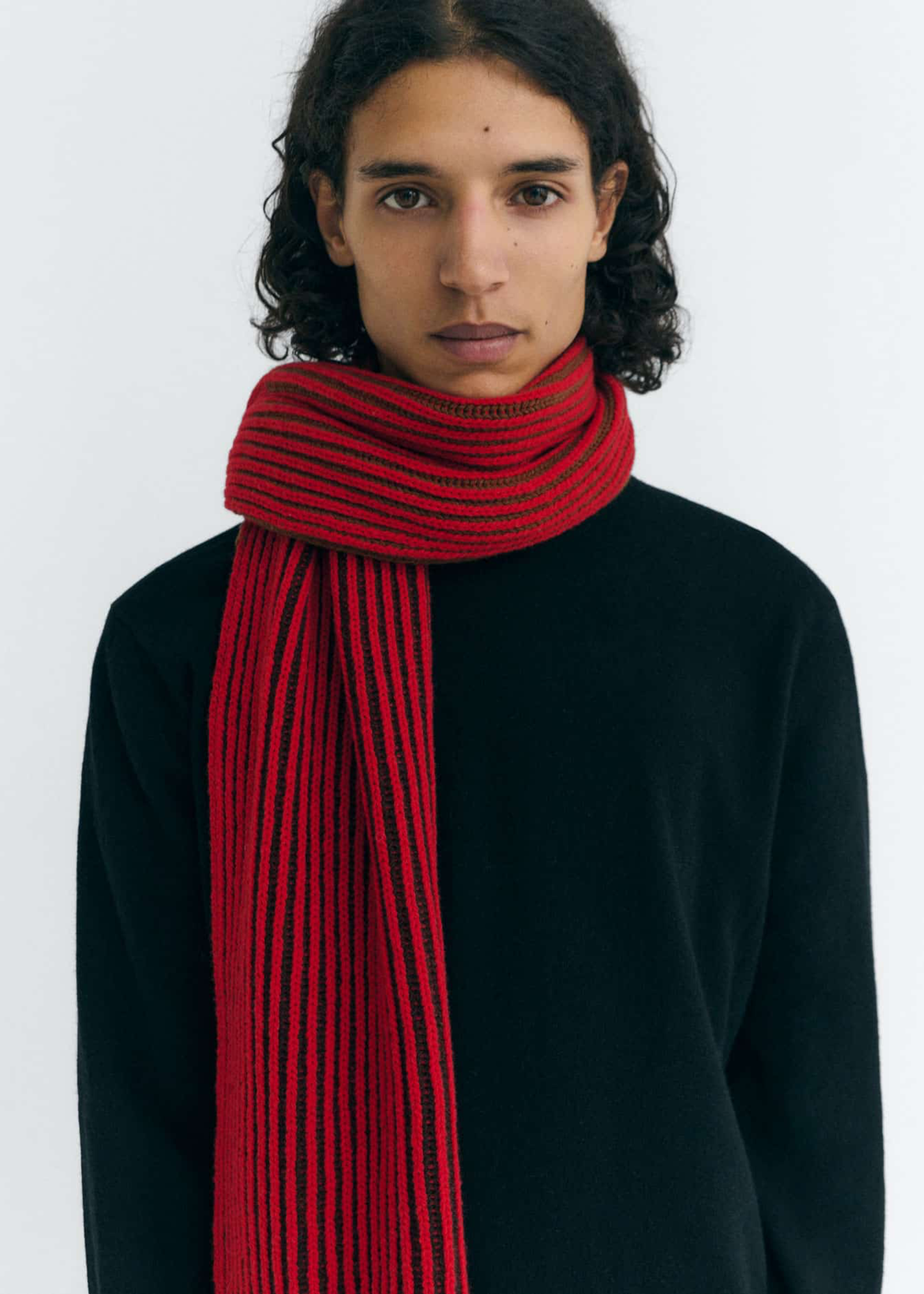 Ghede knitted scarf, merapi