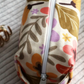 Makeup bag, mod floral