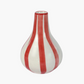 Stripe bud vase
