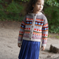 Kids bee garden cardigan
