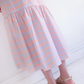 Striped ruffle dress