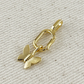 Butterfly charm, gold