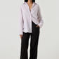 Ravenna shirt, burgundy stripe
