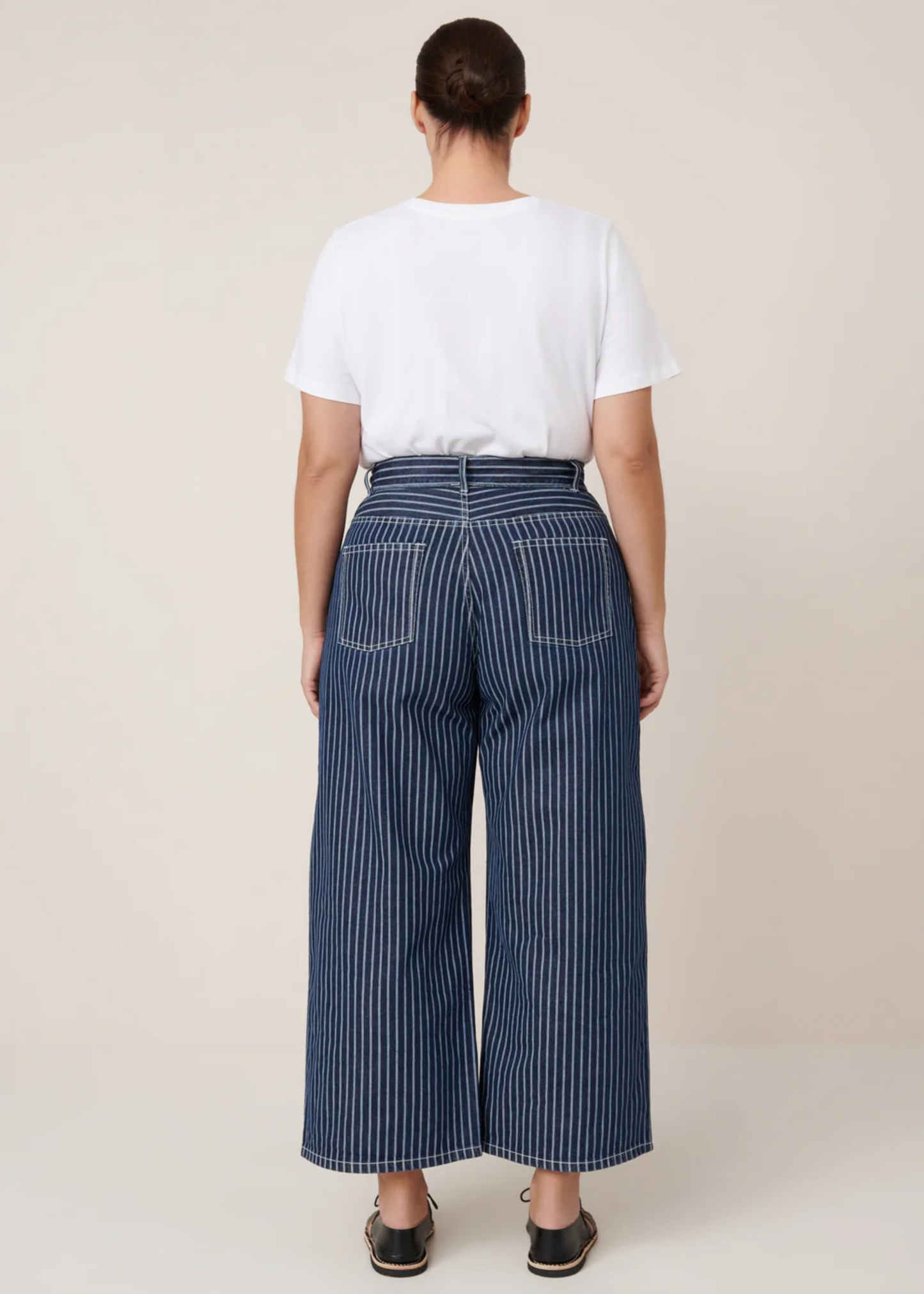 Sailor jeans, chalk stripe