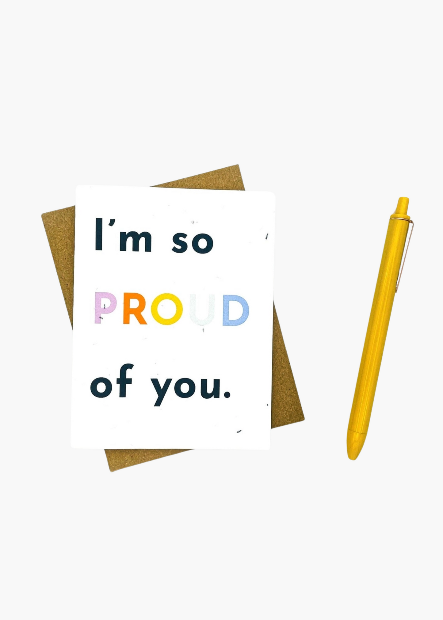 I'm so proud of you card
