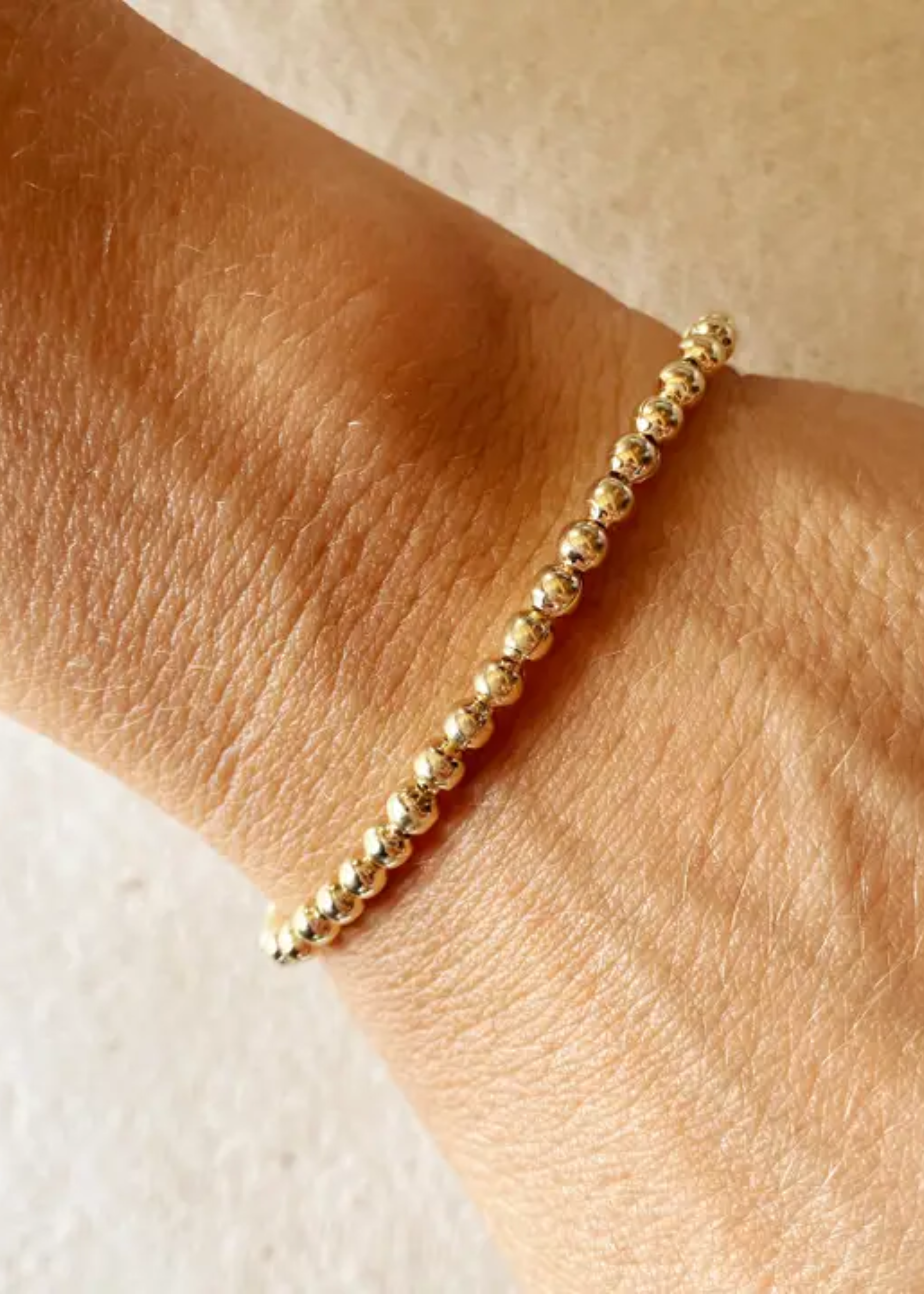 3.5 mm beaded bracelet
