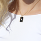 Ace of hearts playing card pendant