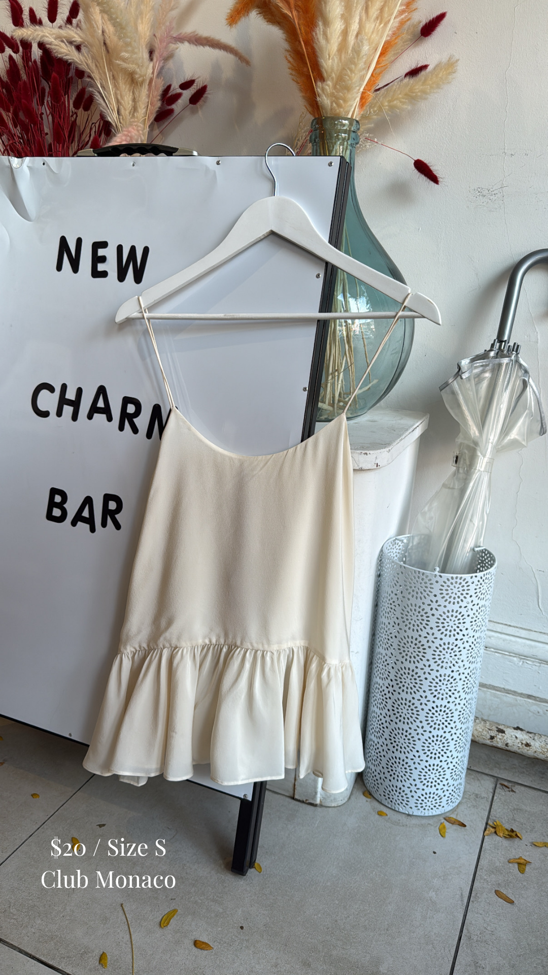 Club Monoco tank, white