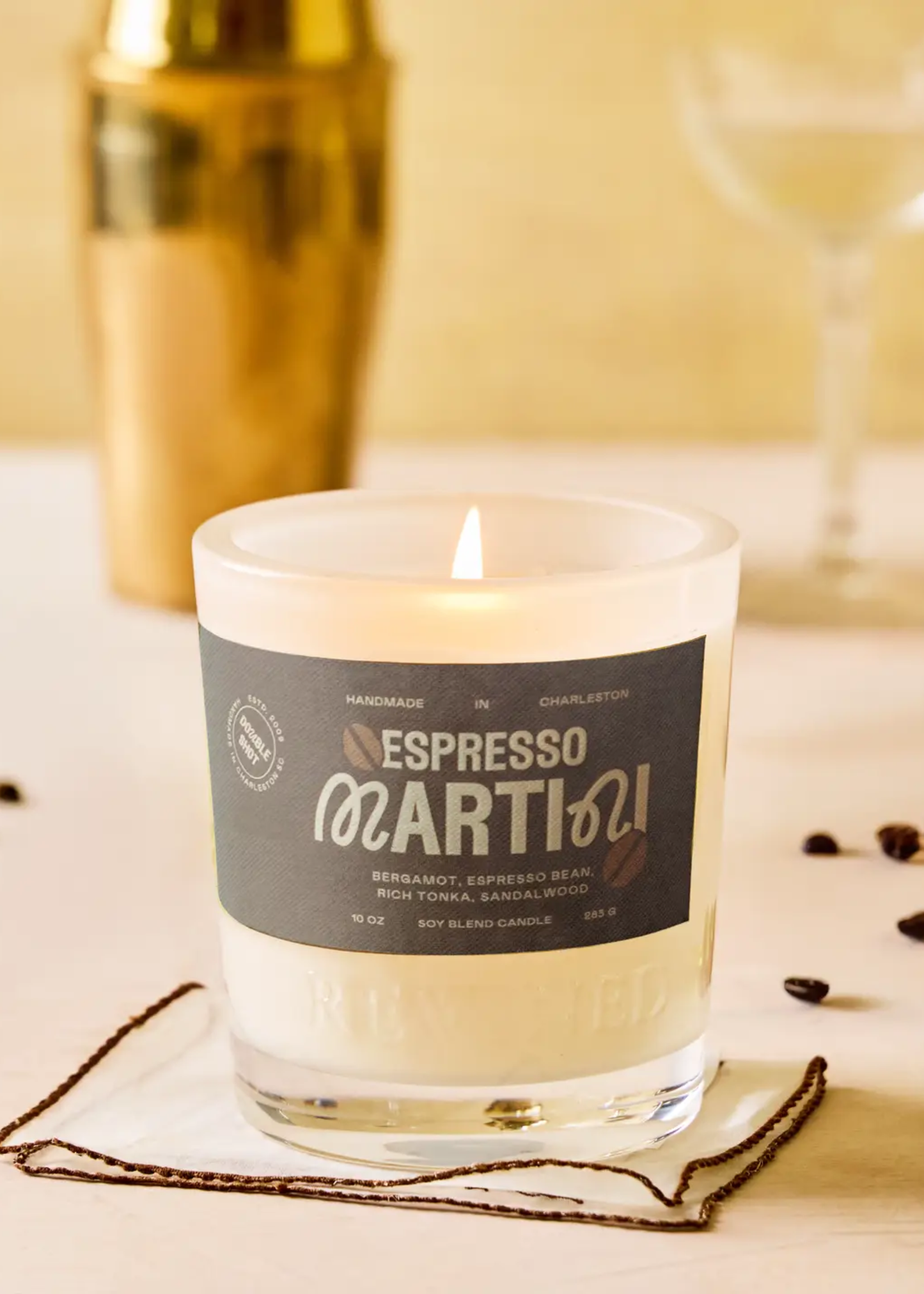 Espresso martini candle