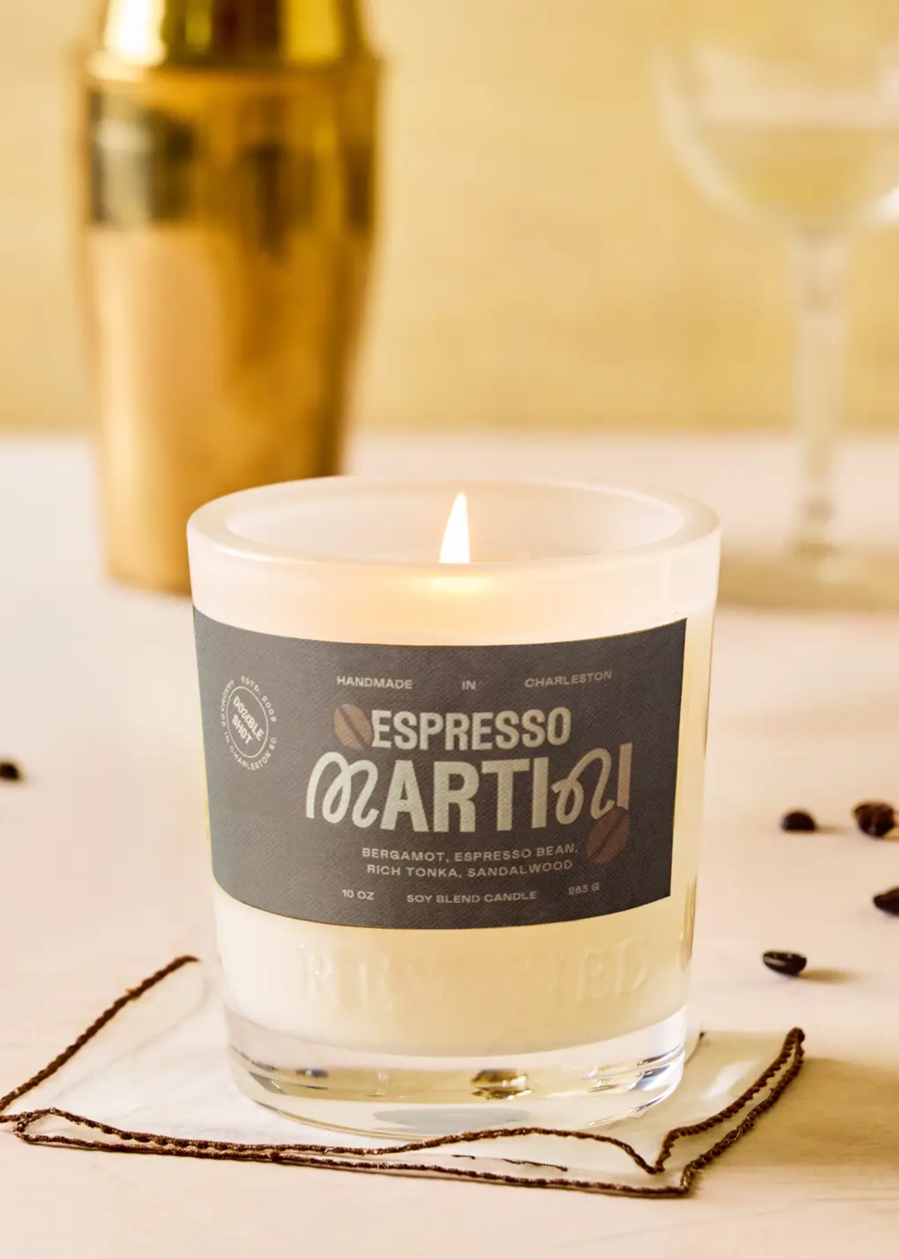 Espresso martini candle