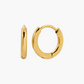 Thin small hoop earrings