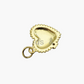 Red mama heart charm