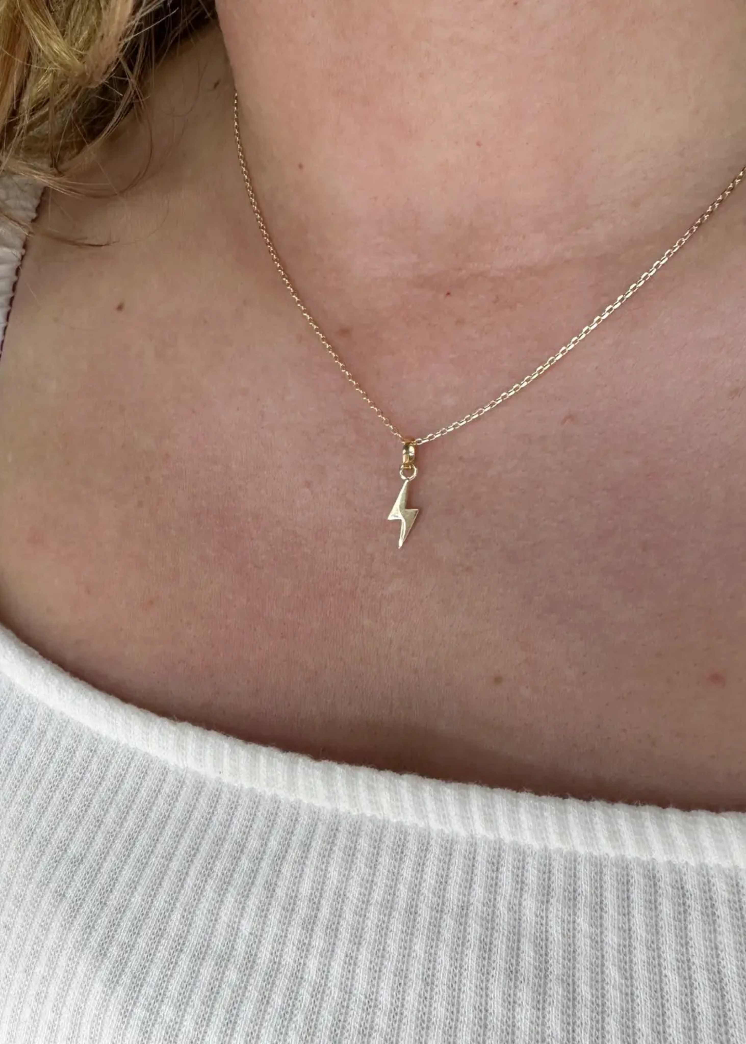 Mini lightning bold charm