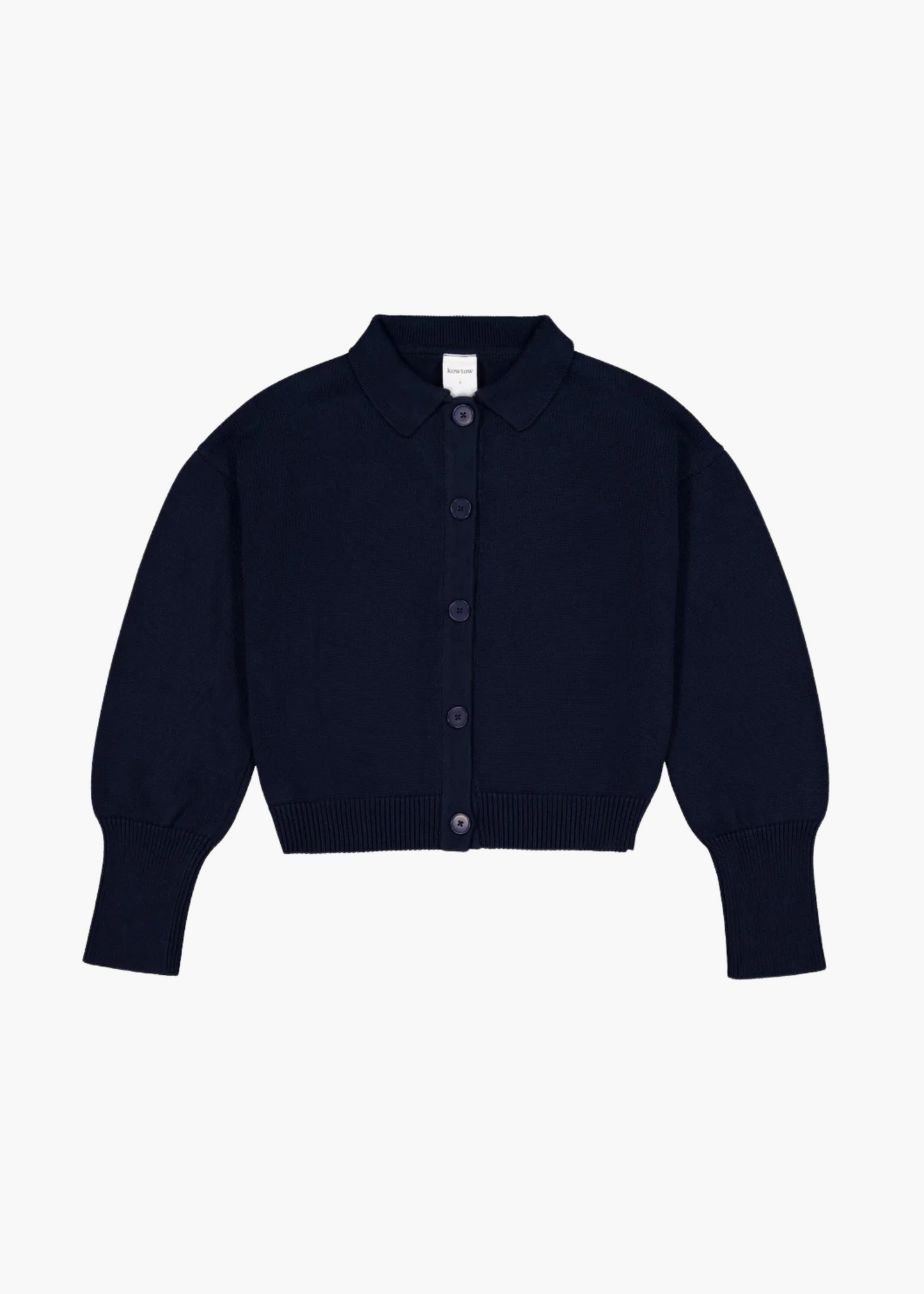 Utility cardigan, indigo