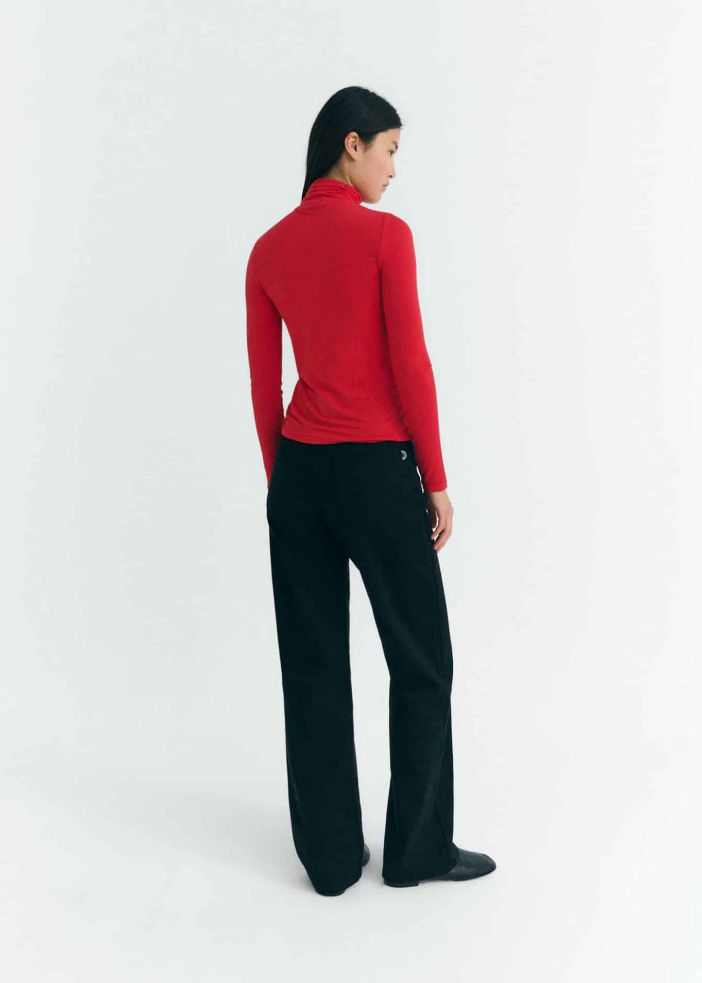 Noe cashmere top, red