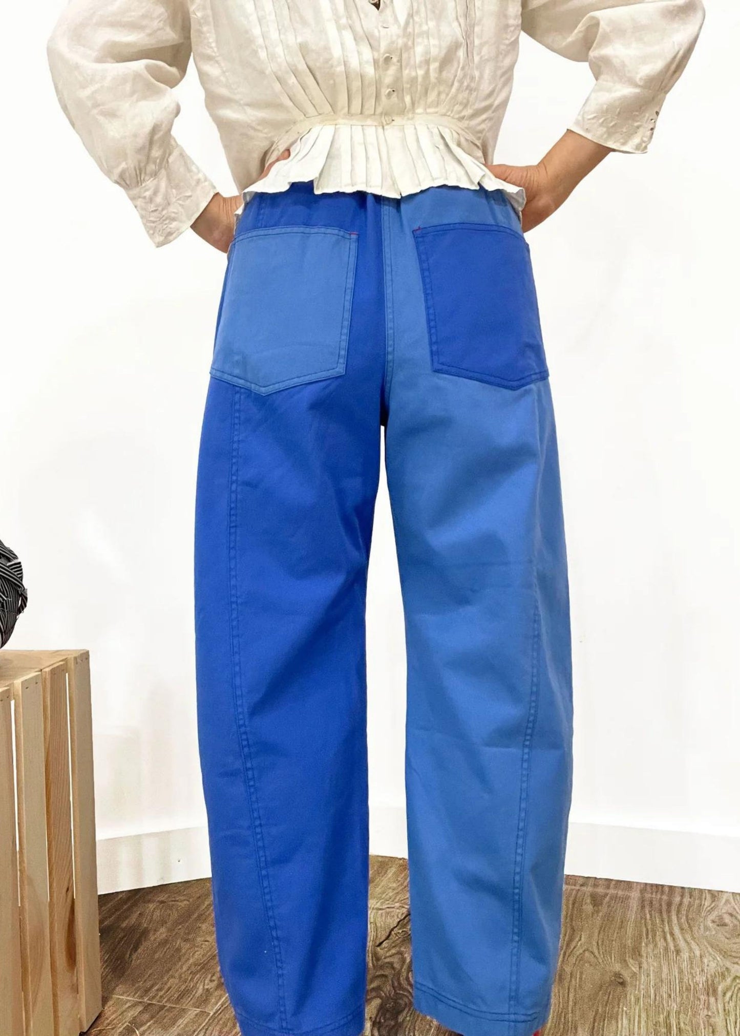 Janus pants II (with side pockets), blue