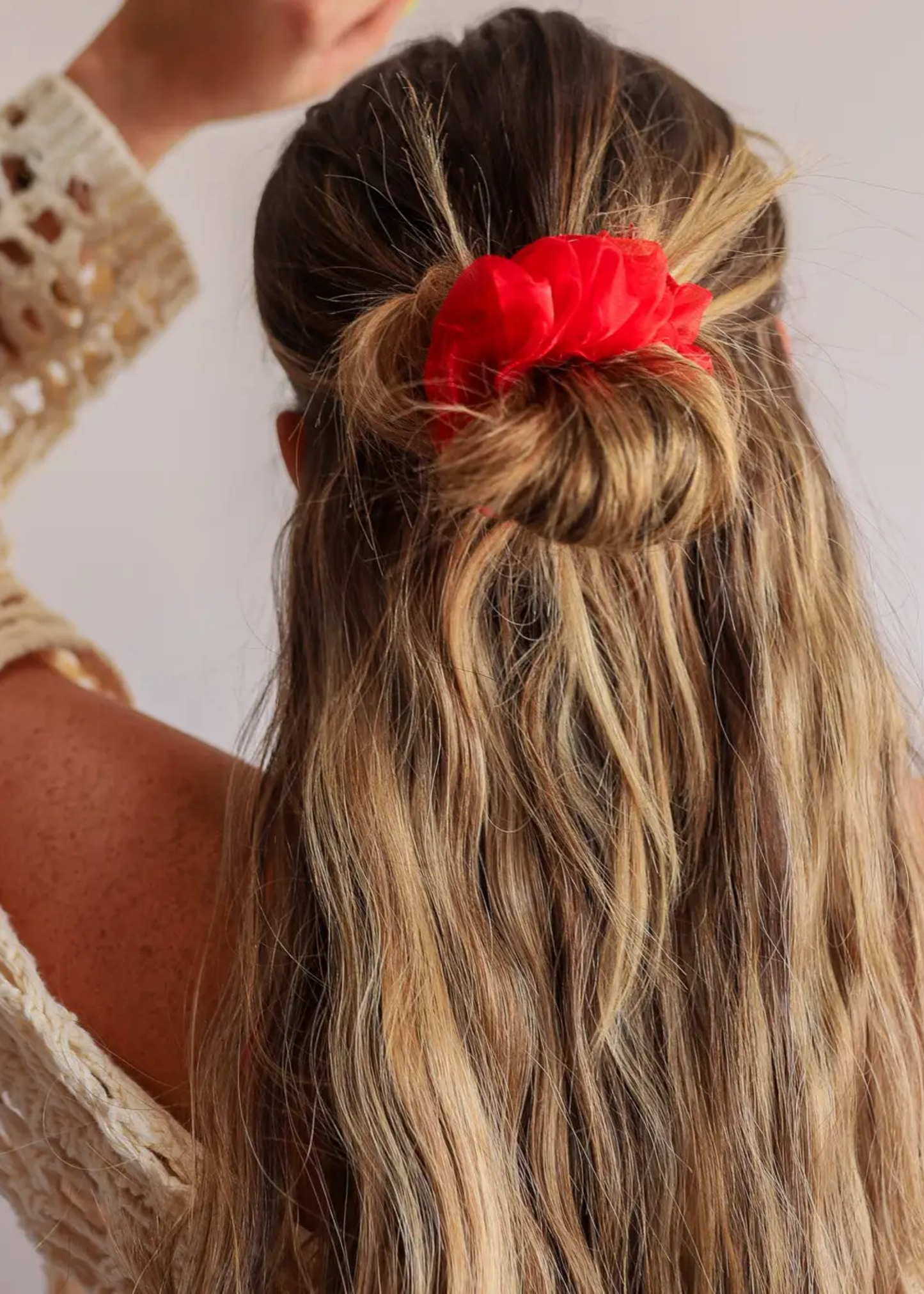 Midi scrunchie, pink