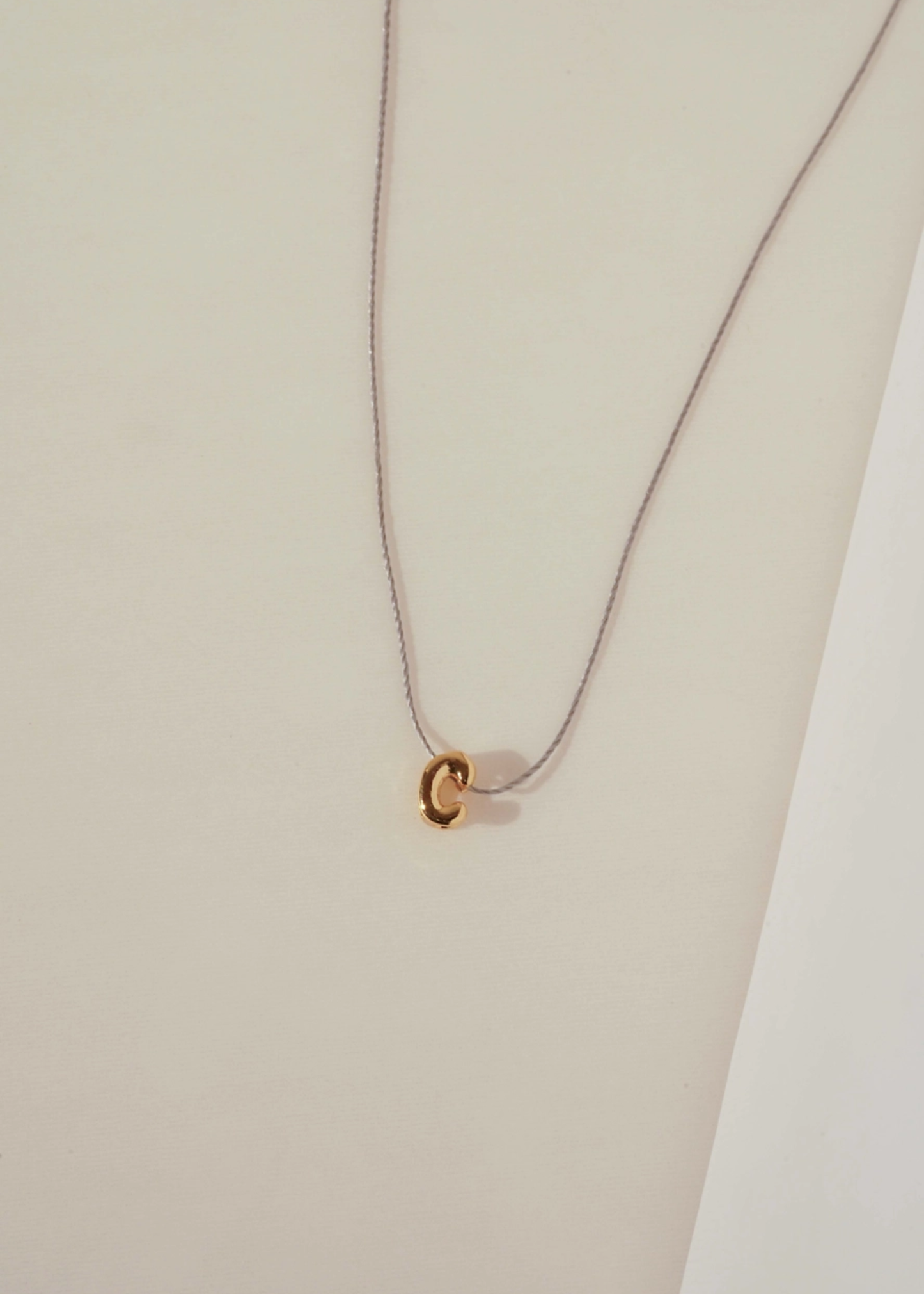 Little initial necklace