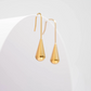 Drop earrings, gold
