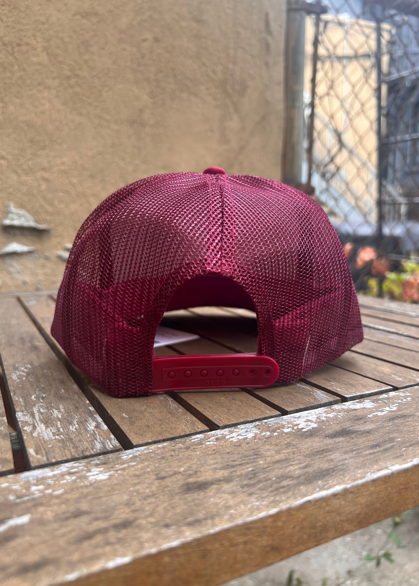 Neighborhood postcard trucker hat, Carroll Gardens
