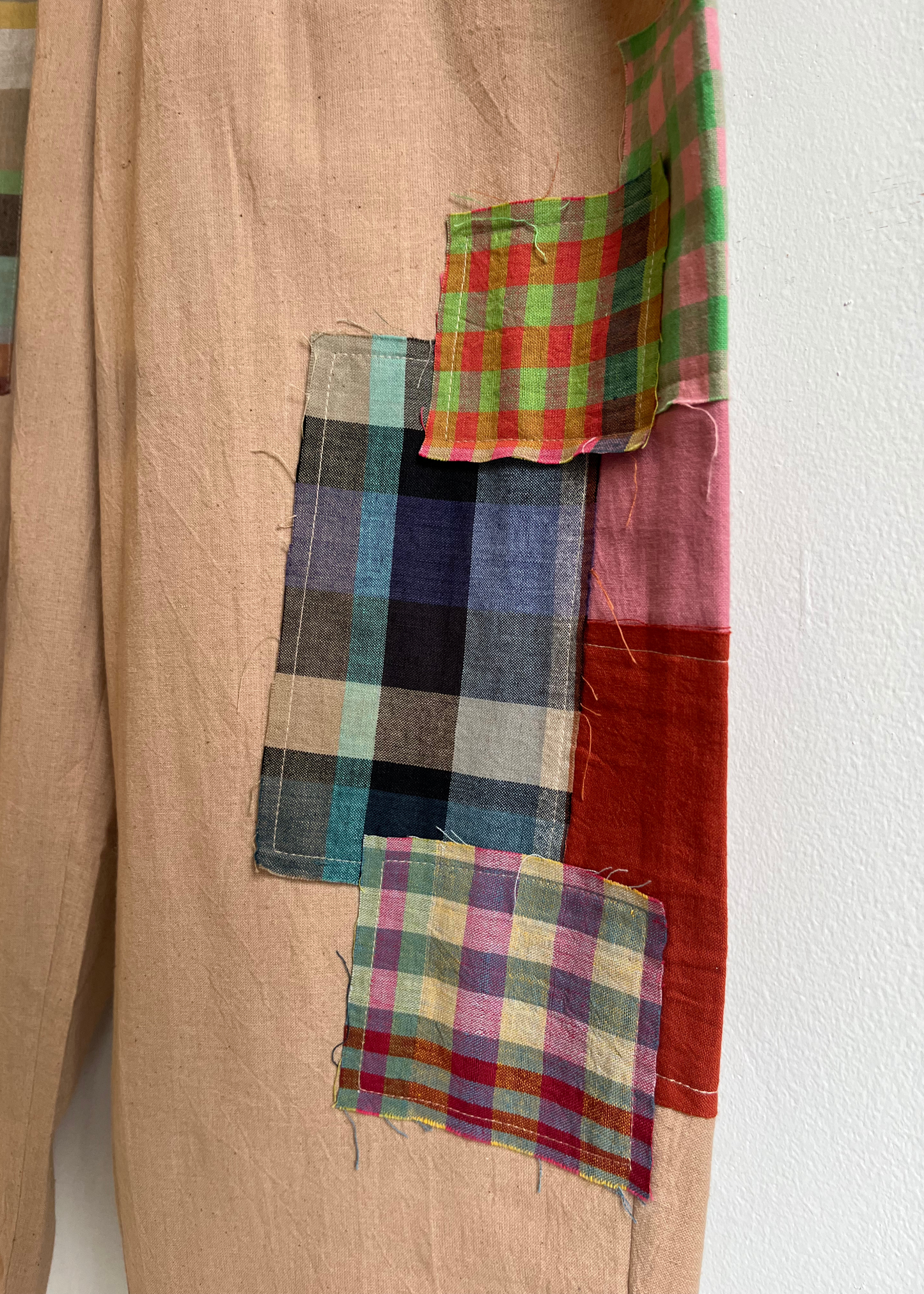 Collage pants, sand patch