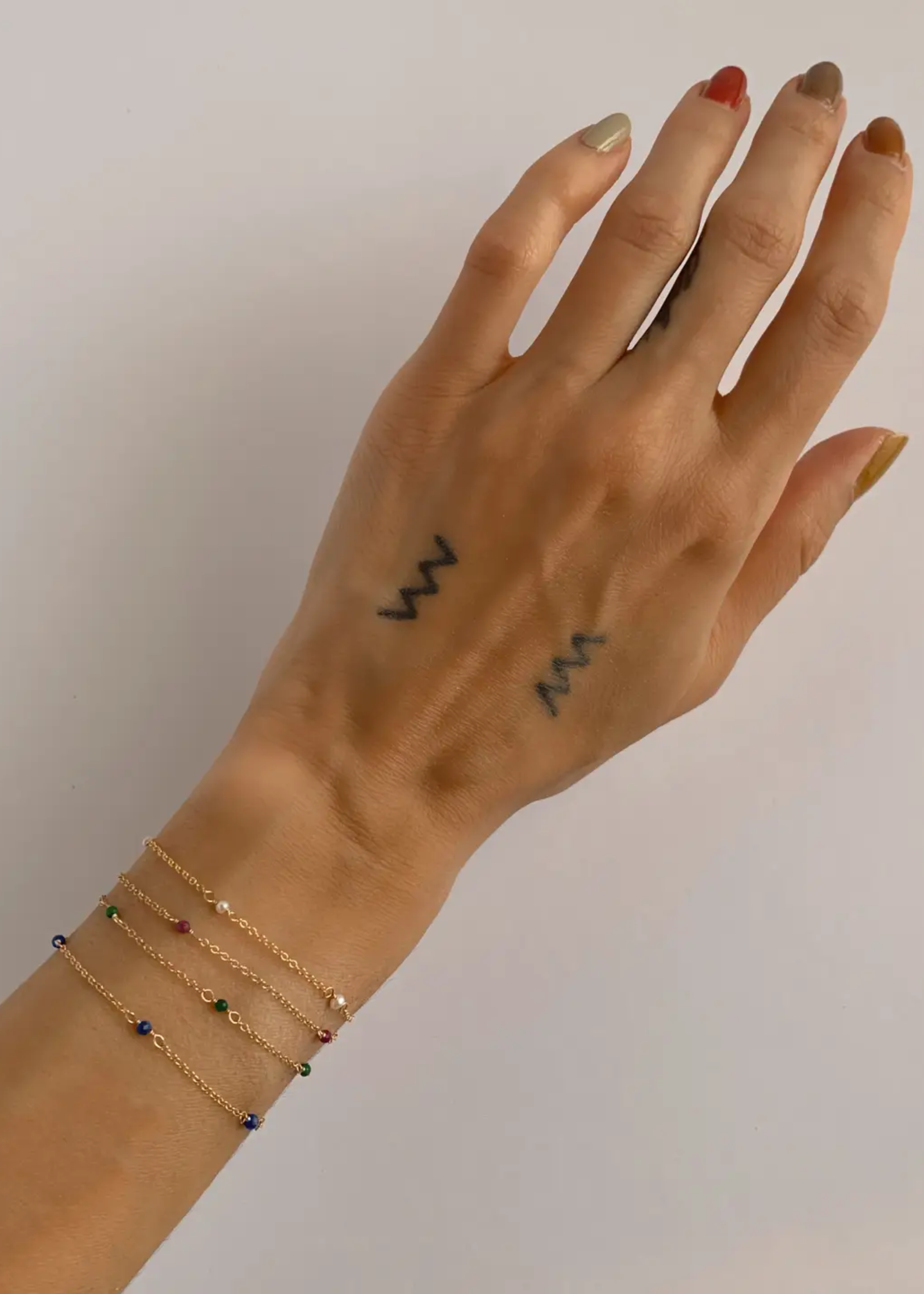 Lluvia bracelet, ruby